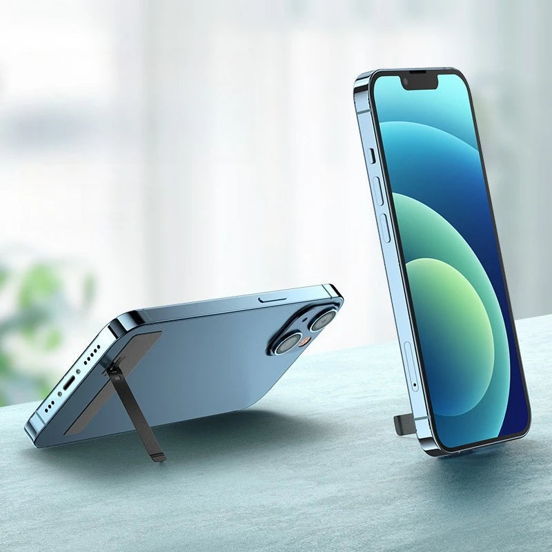 Ultra-Thin Metal Folding Phone Stand | Invisible Back Sticker Phone Kickstand Peaceful Pleasures Health and Wellness