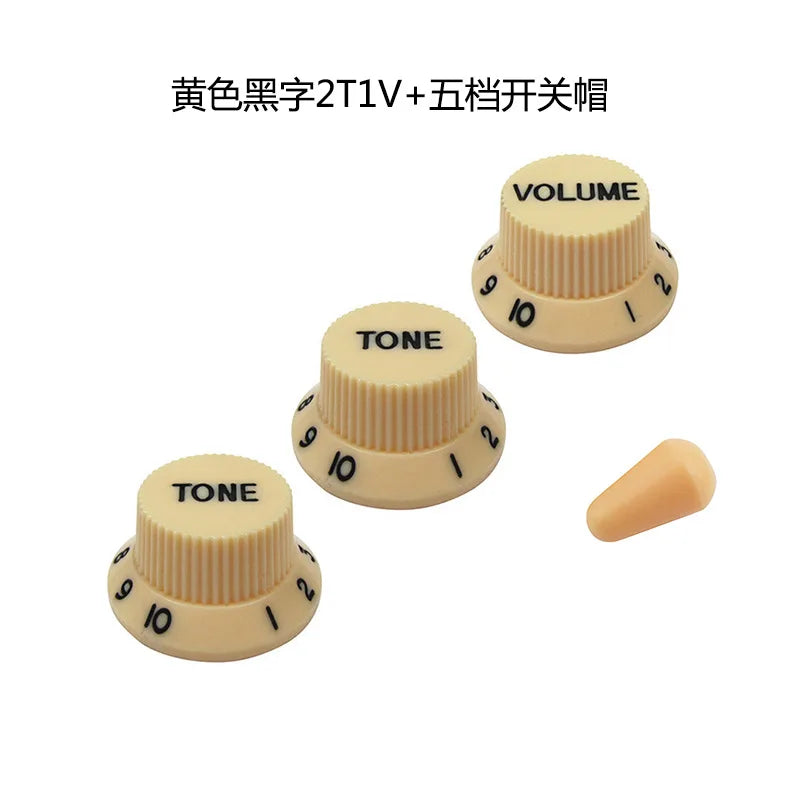 STSQ Electric Guitar Volume Tone Control Knob Adjusting Cap