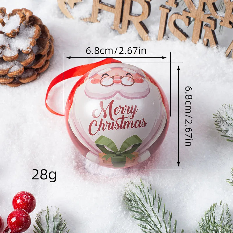 9 Christmas decoration hanging items: fairy ball, Christmas candy box, creative hanging item, iron ball, Christmas-themed hangin Peaceful Pleasures Health and Wellness