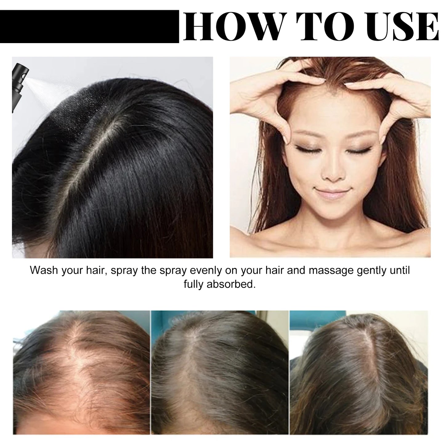 Batana Oil Hair Growth Spray – Anti Hair Loss for Men & Women