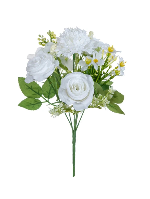 Silk Hydrangea Rose Artificial Flowers | Wedding & Home Décor