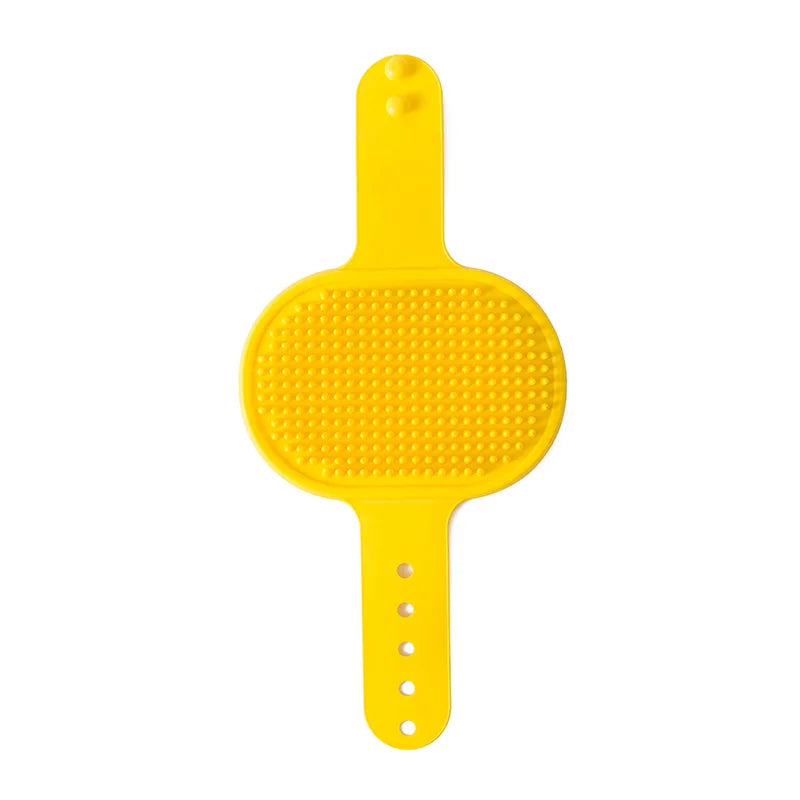 Silicone Pet Bath Brush – Dog & Cat Grooming Massage Comb