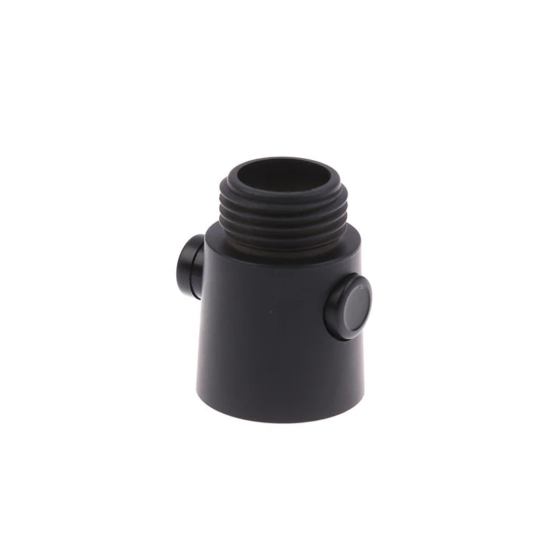 ABS Shower Head Control Switch Flow Water Stop Valve One-Button Pause Water Controller Flow Regulator Bathroom Accessories Peaceful Pleasures Health and Wellness Black