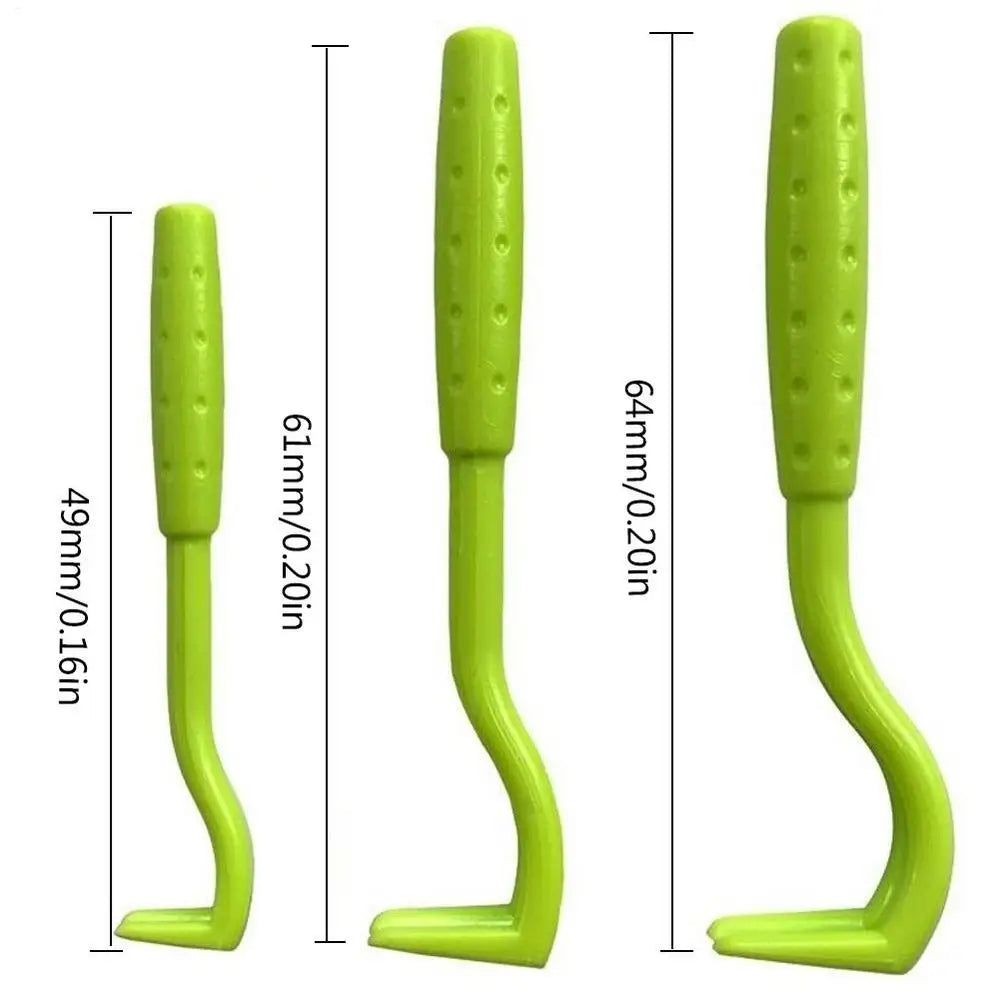 3-Pack Tick & Flea Remover Hook Tweezer Set for Cats & Dogs