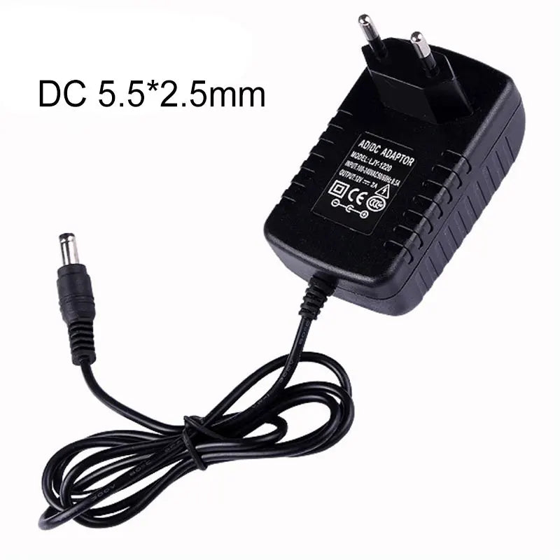 DC12V Universal Power Supply Transformer AC 100-240V to DC 12V Converter Charger Adaptor EU US 1A 2A 3A For LED Lighting Peaceful Pleasures Health and Wellness