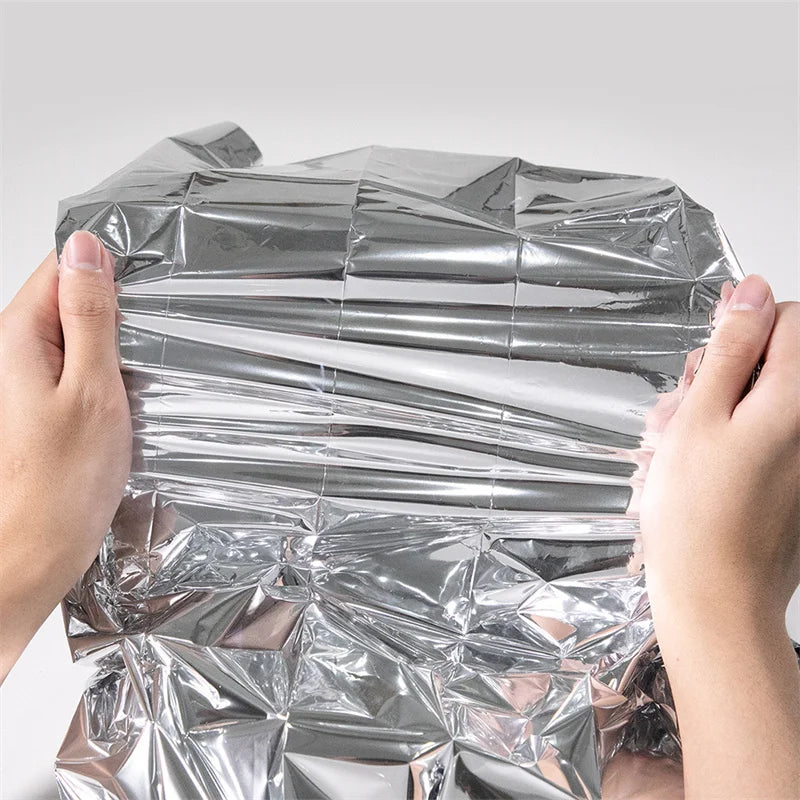 Mylar Thermal Emergency Blankets | Space Foil Blanket 5–30 Pack