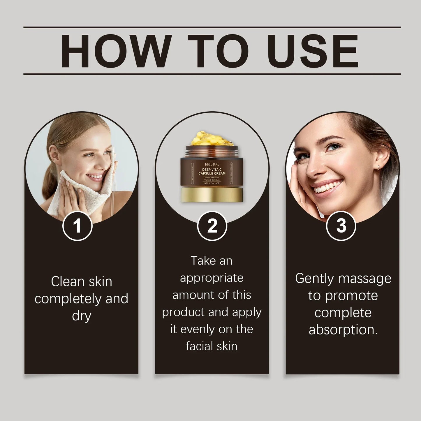 EELHOE Vita C Capsule Cream – Brightening Dark Spot Corrector