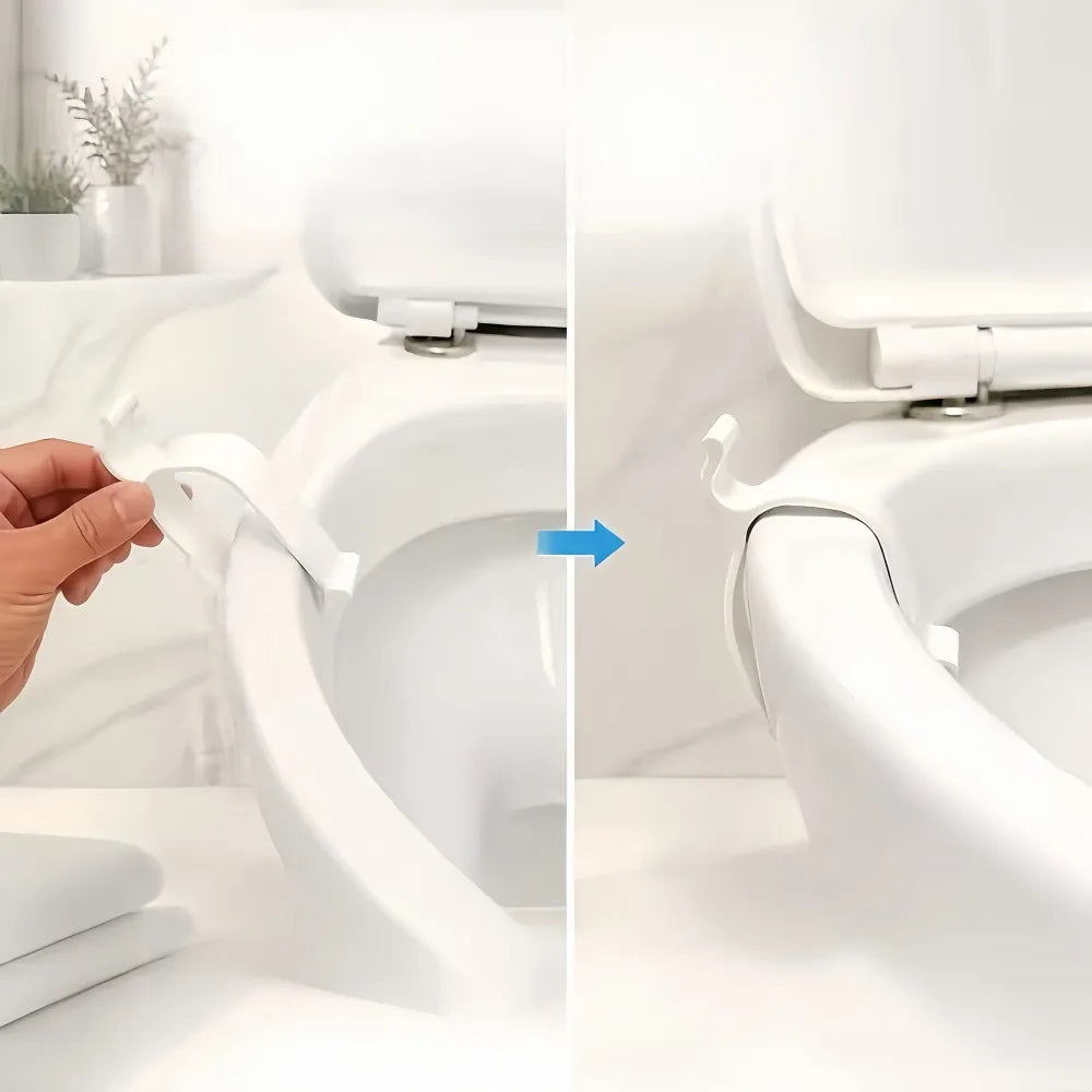 2-Pack Toilet Seat Stabilizer – Non-Slip Alignment Fix