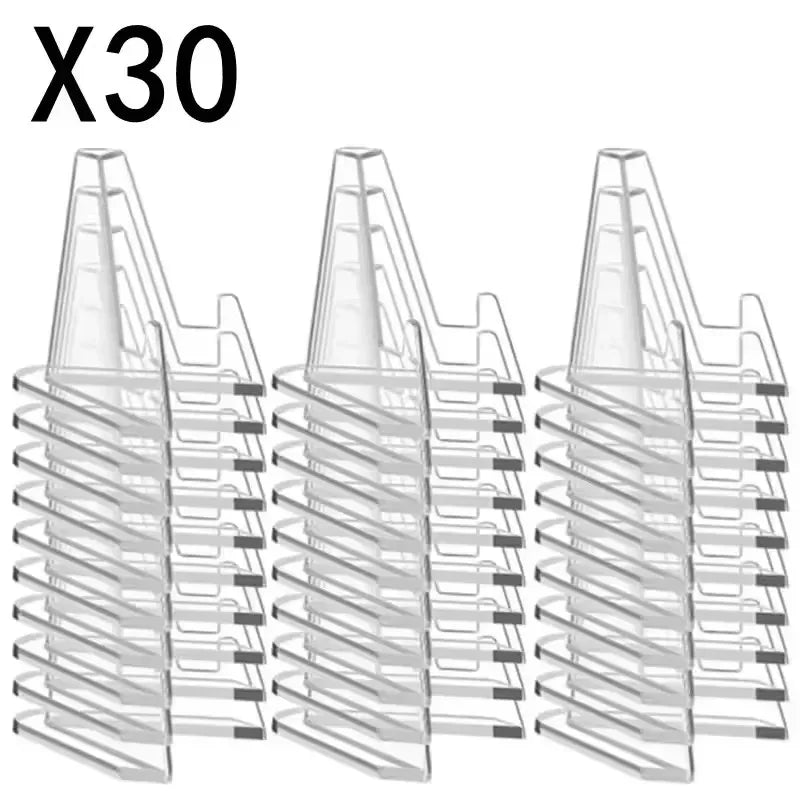 Mini Acrylic Triangular Card Display Stands | Trading Card Holder