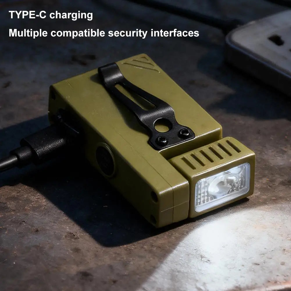Mini Keychain Flashlight – USB-C Rechargeable, 160 Lumen Work Light