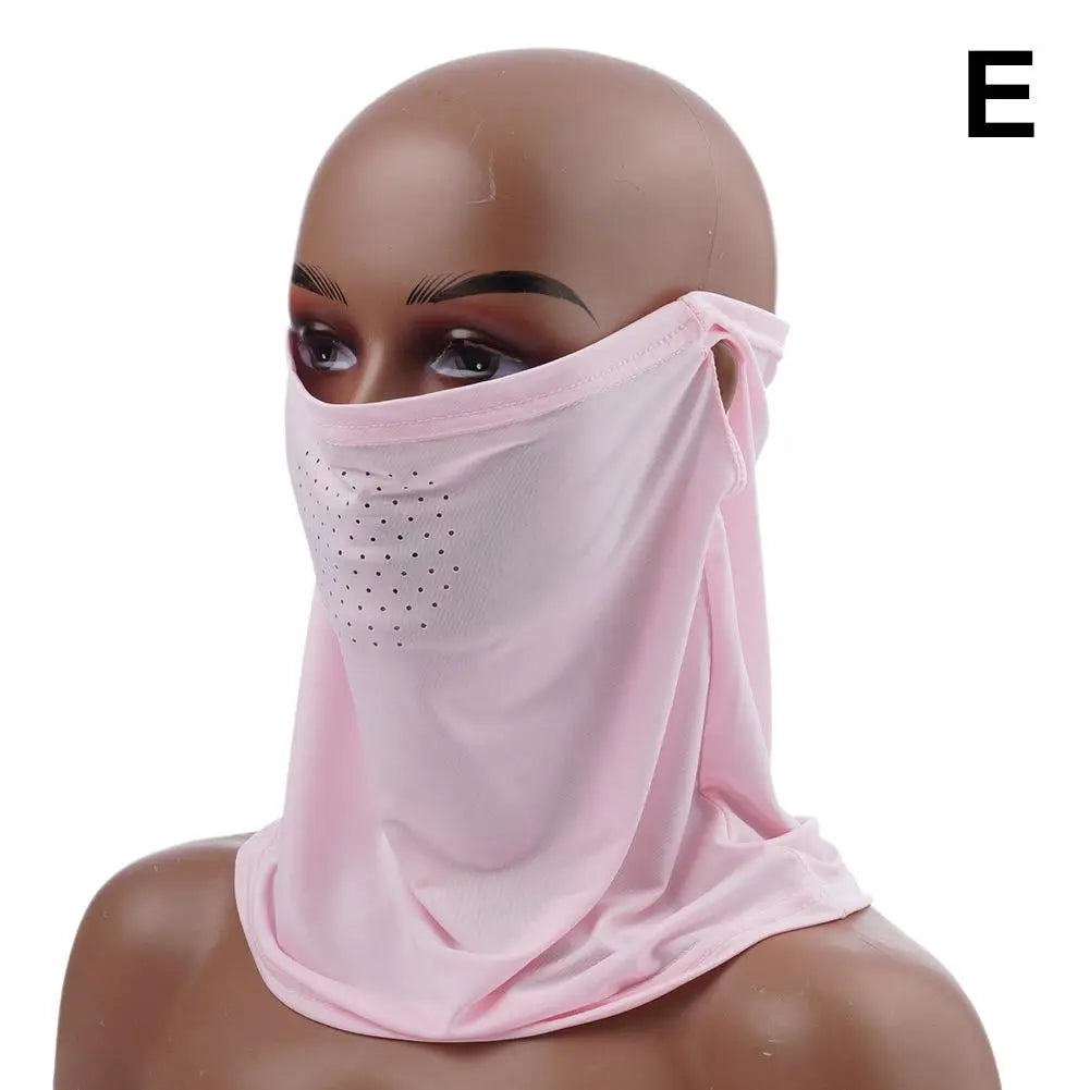 Unisex Breathable Ice Silk UV Protection Mask for Summer Peaceful Pleasures Health and Wellness
