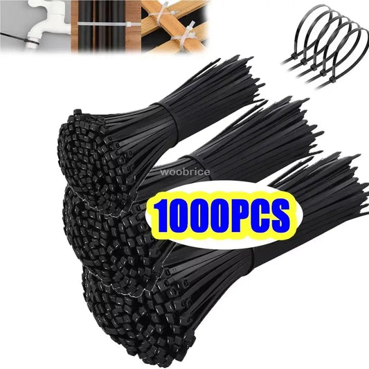 Nylon Cable Ties Zip Ties Self-Locking 100–1000 Pack Nylon Cable Ties Oasis Select