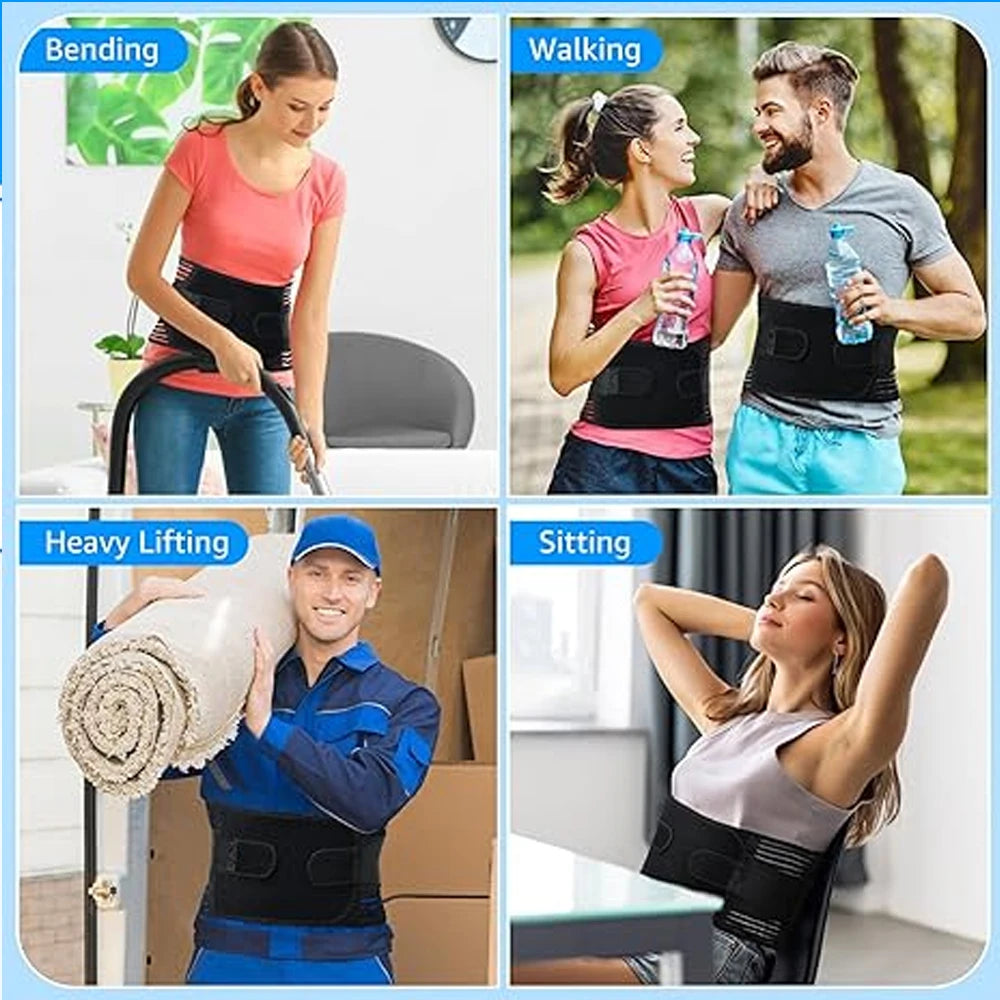 WEFITON Lumbar Back Brace for Sciatica & Lower Back Pain Relief Lumbar Back Brace Peaceful Pleasures Health and Wellness