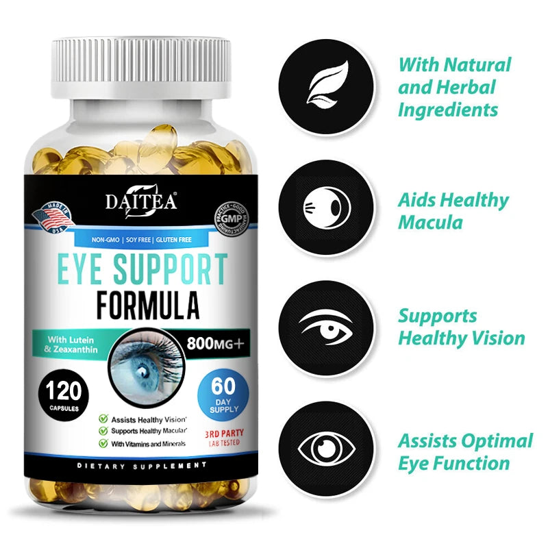 Lutein & Zeaxanthin 800mg Capsules | Eye Health Supplement