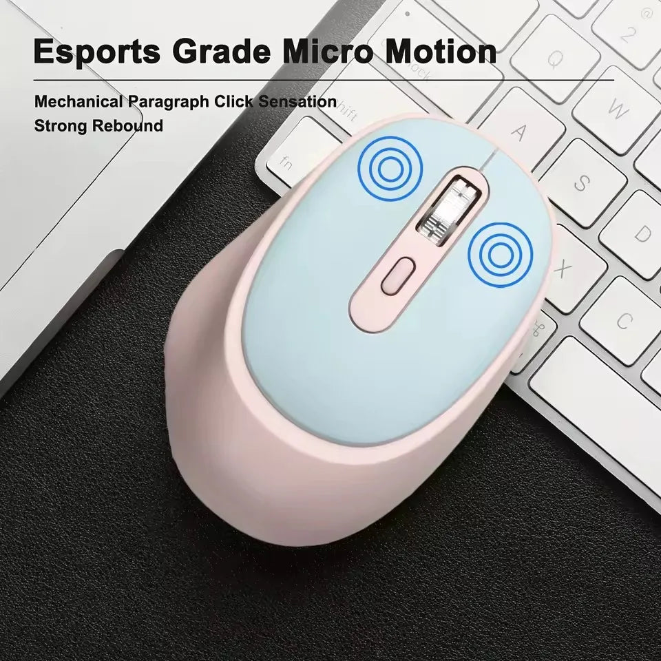 2.4G Wireless Mouse Portable Laptop Mouse Mobile Optical Office Mouse Adjustable DPI Levels for Notebook PC Laptop MacBook Peaceful Pleasures Health and Wellness
