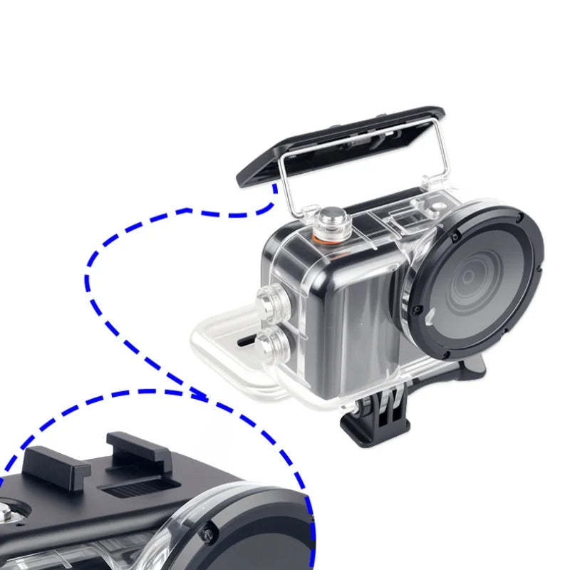 50M Waterproof Case For Insta360 Go Ultra Camera Waterproof To A Depth Of 50 Meters Providing Professional-Grade Protection Peaceful Pleasures Health and Wellness