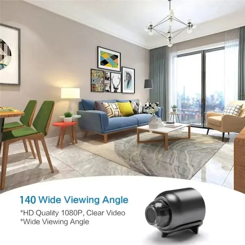 Mini X5 1080P WiFi Security Camera – Night Vision & Motion Alert Peaceful Pleasures Health and Wellness