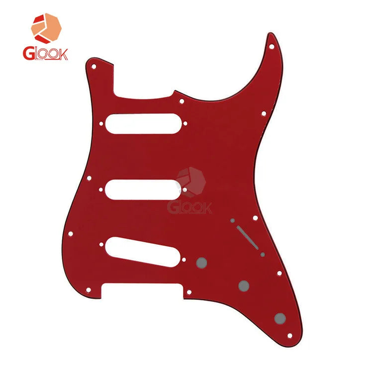 11 Nail Electric Guitar Guard ST SQ Panel Hole Single SSS Meffen
