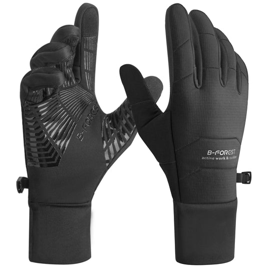 1pair Fall Winter Thermal Gloves for Men & Women - Non-Slip Grip, Cold Weather Outdoor Sports Gloves for Biking, Running, Skiing Peaceful Pleasures Health and Wellness