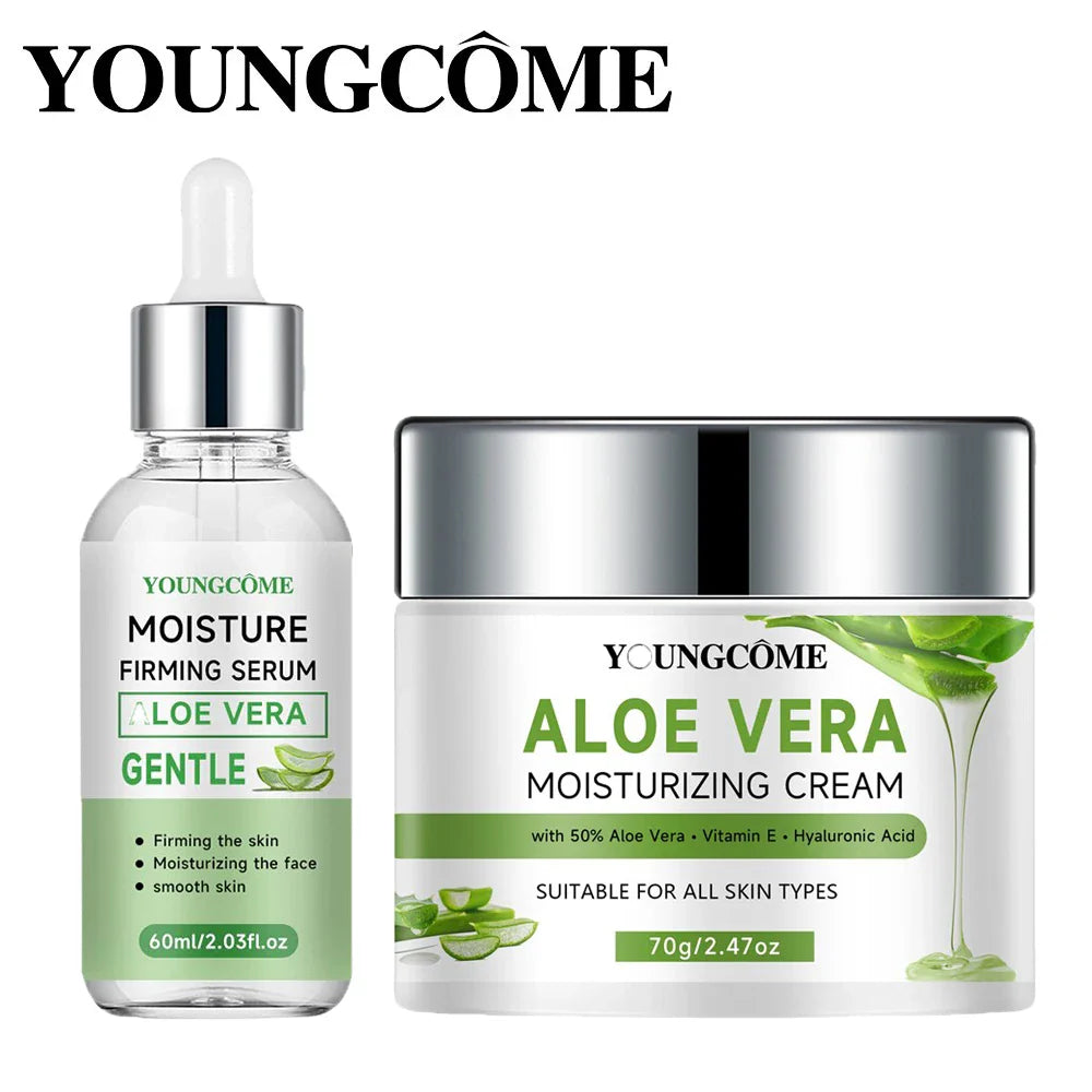 YOUNGCOME Aloe Vera Moisturizing Cream & Skincare Set