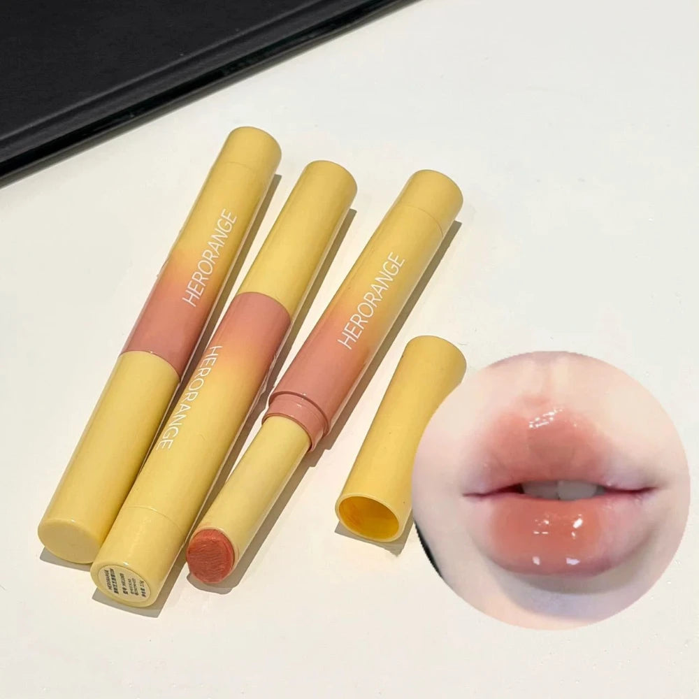 Jelly Lip Gloss Pencil | Shimmer Mirror Korean Lip Makeup