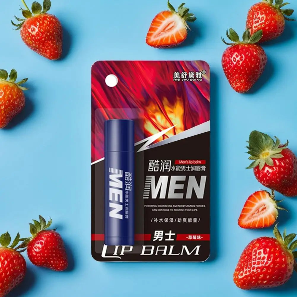 Men's Lip Balm with Vitamin E – 4 Flavors, Moisturizing Peaceful Pleasures Health and Wellness