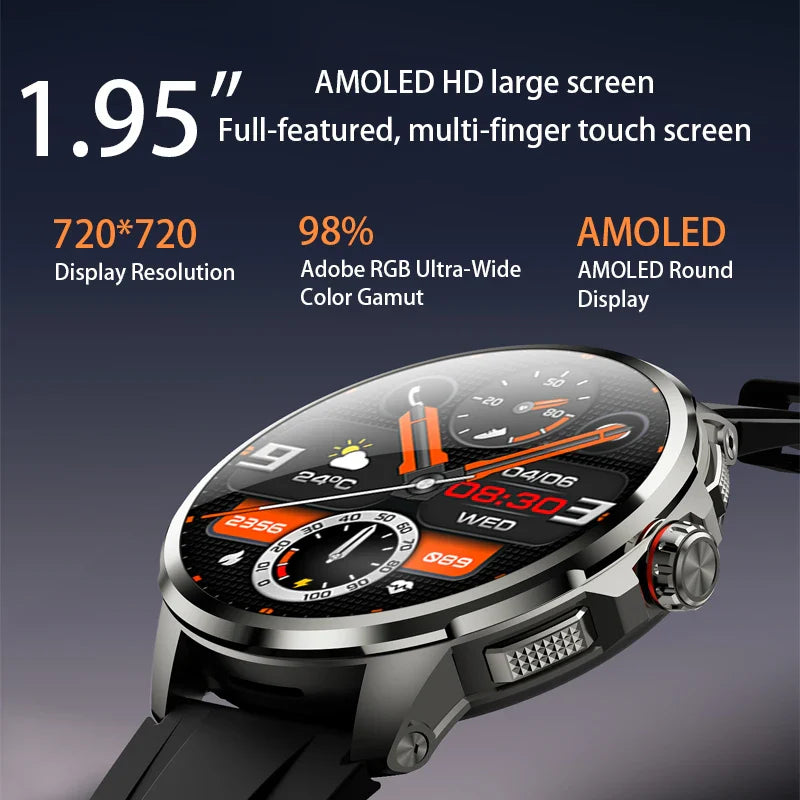 GOLDENSPIKE H99 4G Android Smartwatch | AMOLED 8MP Camera
