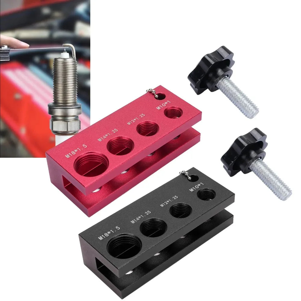 Universal Spark Plug Gap Tool Aluminum Alloy 10mm 12mm 14mm 16mm Automotive Engine Repair Tool Peaceful Pleasures Health and Wellness