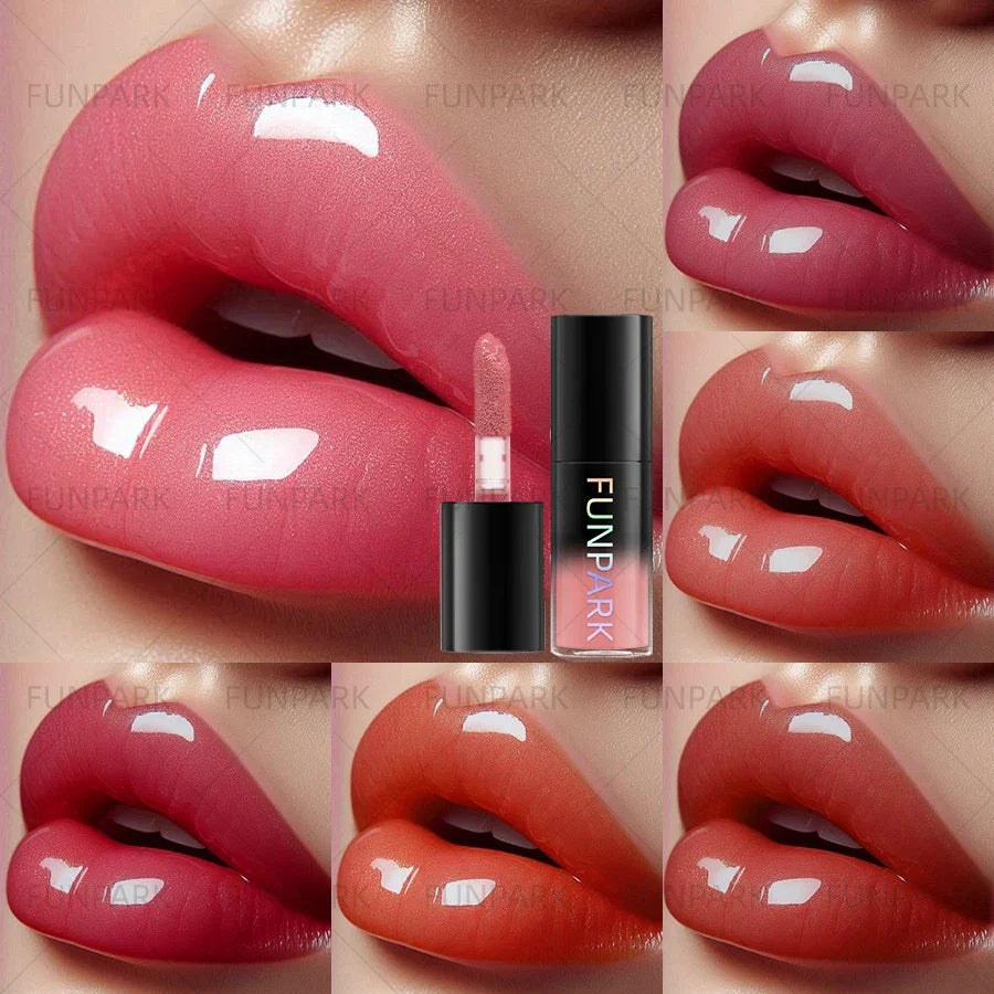FUNPARK Moisturizing Lip Gloss – 15 Colors, High Pigment Lip Oil