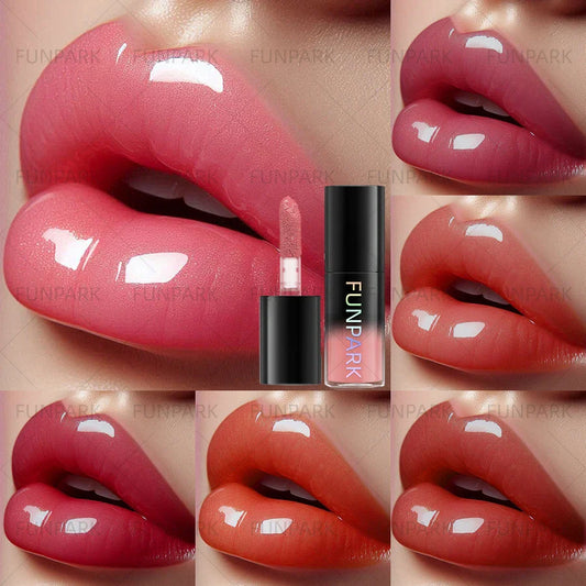 FUNPARK Moisturizing Lip Gloss – 15 Colors, High Pigment Lip Oil Lip Gloss Oasis Select