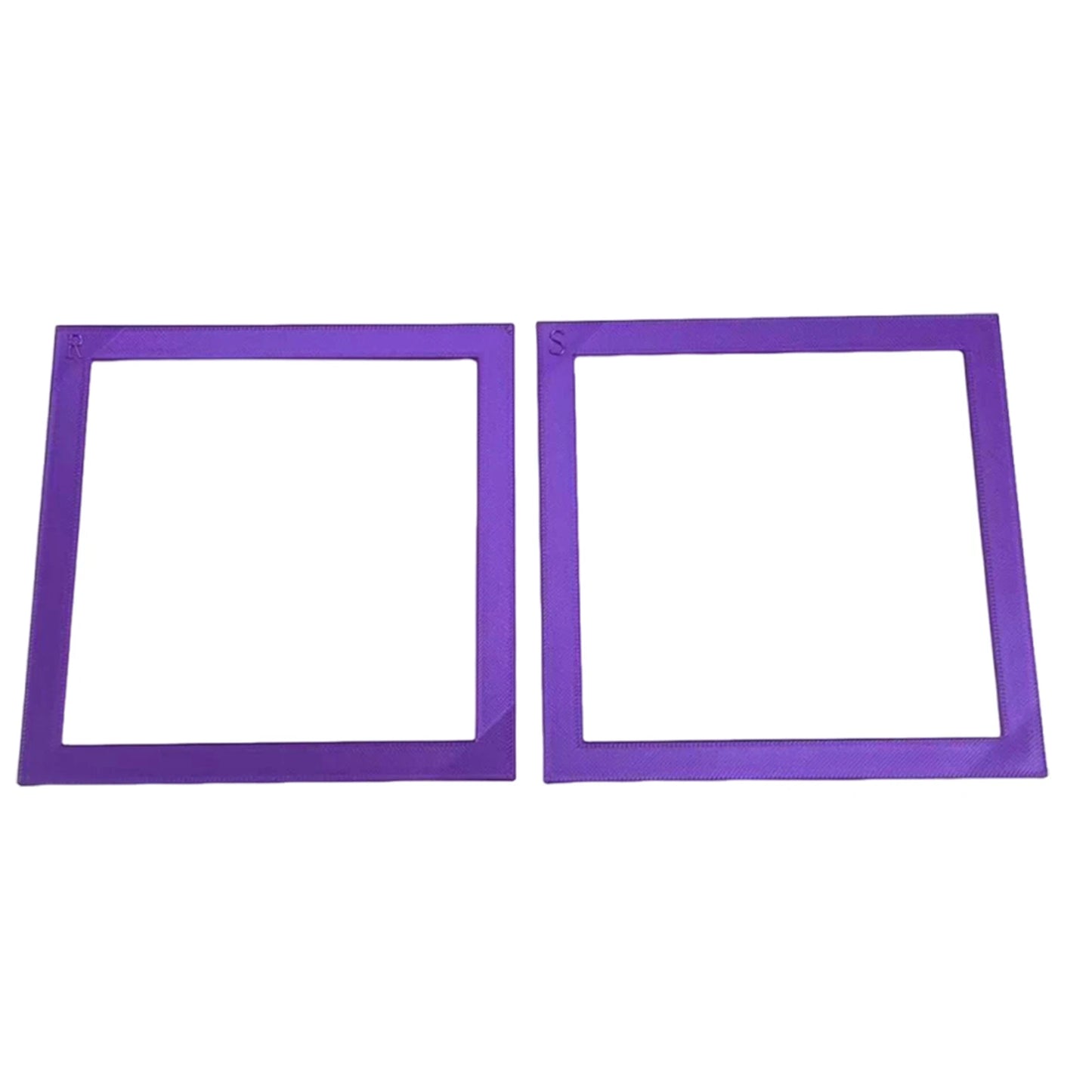 2Pcs Diamond Painting Positioning Frame Lightweight Diamond Painting Frame for Boys Girls Adults Students Home Office Leisure Peaceful Pleasures Health and Wellness Violet Purple small