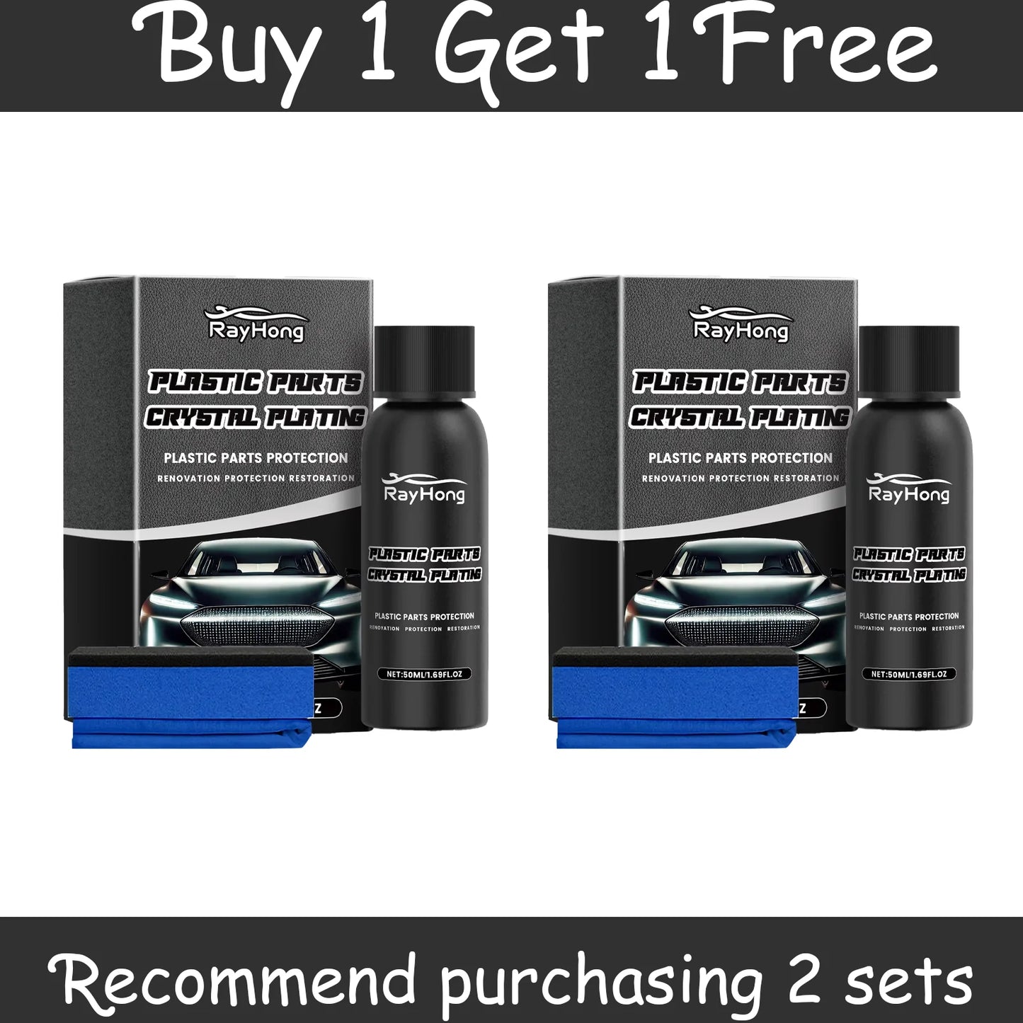 RayHong Car Crystal Plating Agent | Polish, Protect & Waterproof