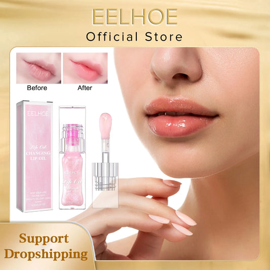 EELHOE Lip Oil Gloss Plumper – Moisturizing Lip Care 6.5g Lip Oil Gloss Peaceful Pleasures Health and Wellness
