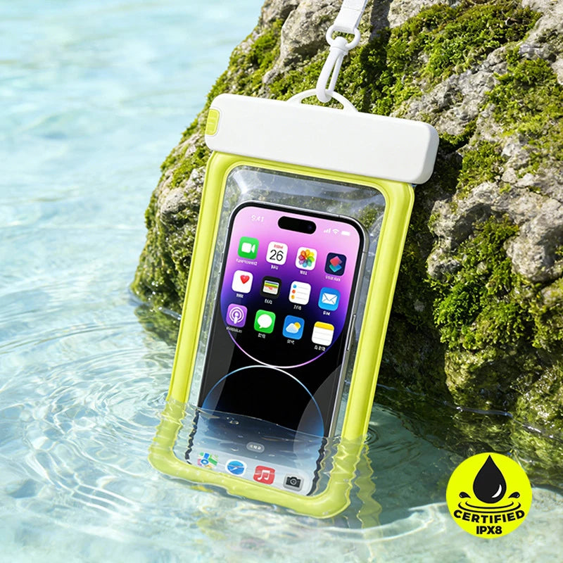 phone waterproof case phone armbands and pouches diving phone case swimming bag phone IPX8 waterproof bag under water floating Peaceful Pleasures Health and Wellness