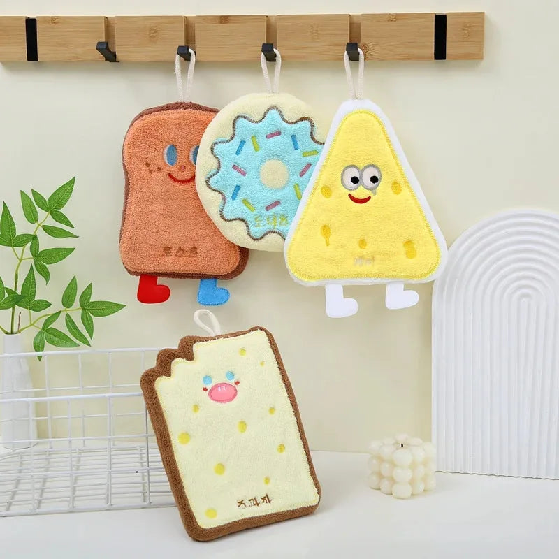 Cute Cartoon Hanging Hand Towels – Kitchen & Bathroom