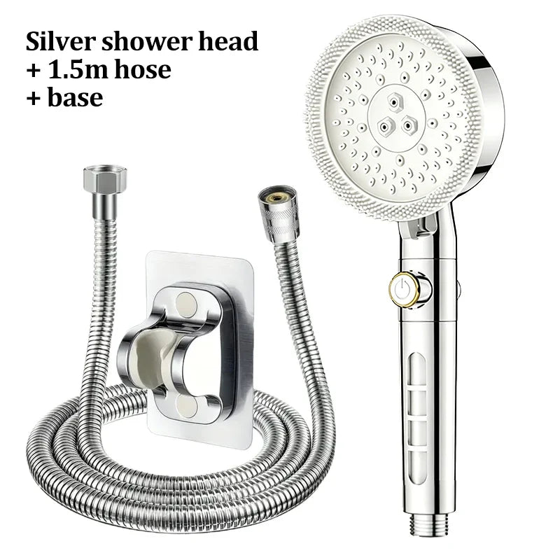5-Mode High Pressure Handheld Shower Head with SPA Filter