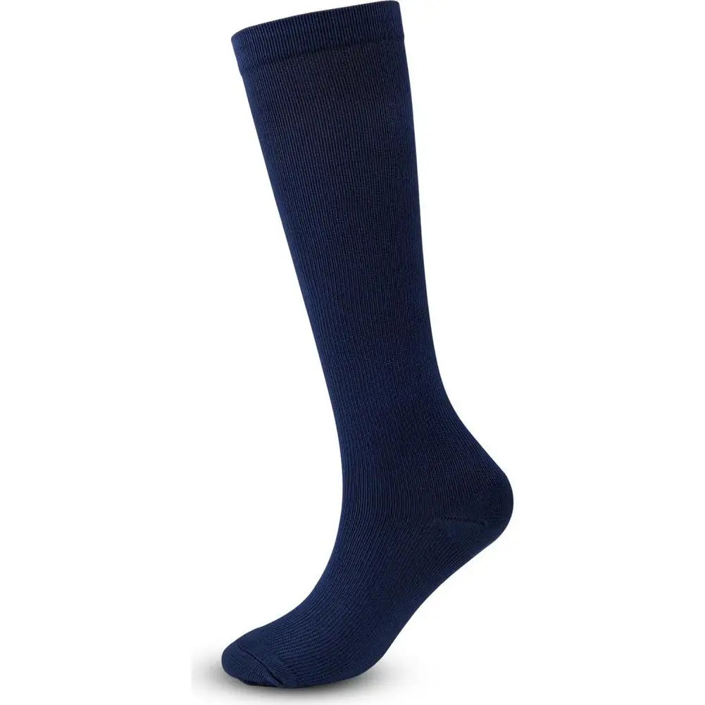 Graduated Compression Stockings – Closed Toe Knee-High Compression Socks for Running, Cycling & Athletic Performance (S–XL) Peaceful Pleasures Health and Wellness blue-S