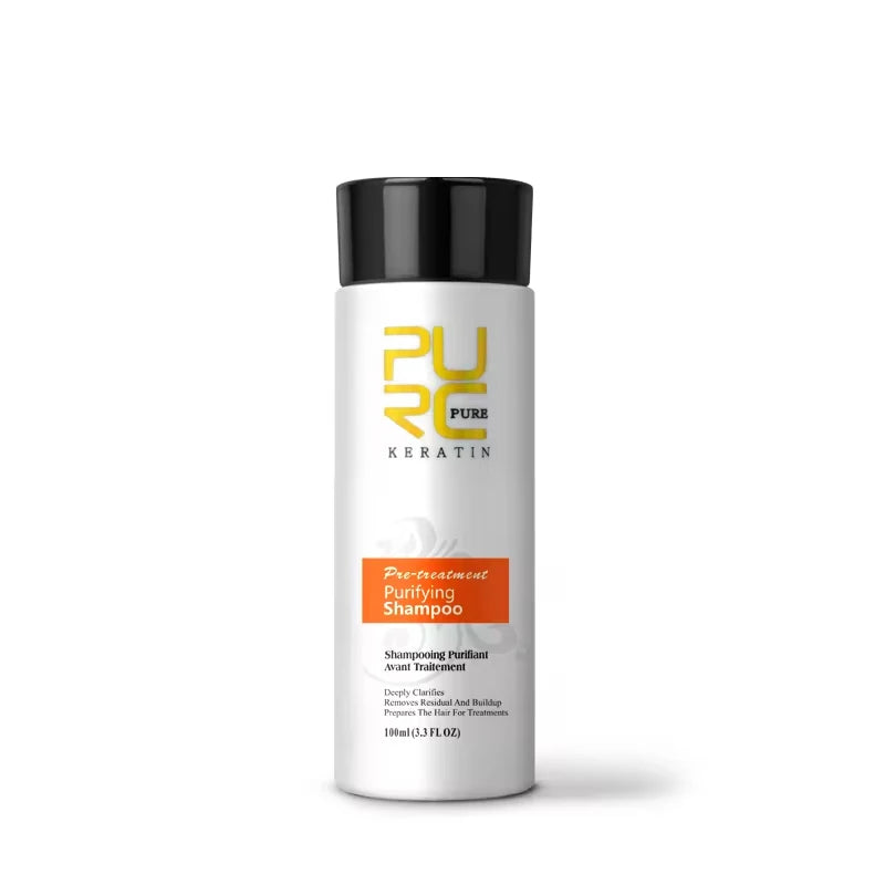 PURC Smoothing Shampoo Conditioner Professional Keratin Hair Treatment Nourishes Dry Repair Damaged Moisturizing Hair Care Peaceful Pleasures Health and Wellness Purifying Shampoo Russian Federation