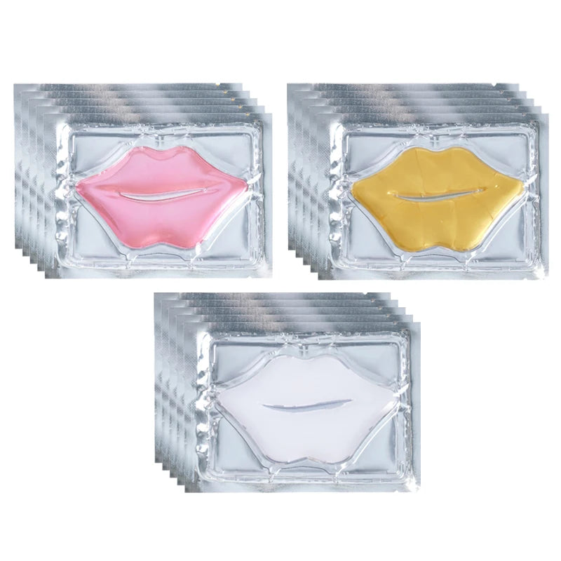 BIOAOUA Crystal Collagen Lip Mask 5pcs – Plumping Patches