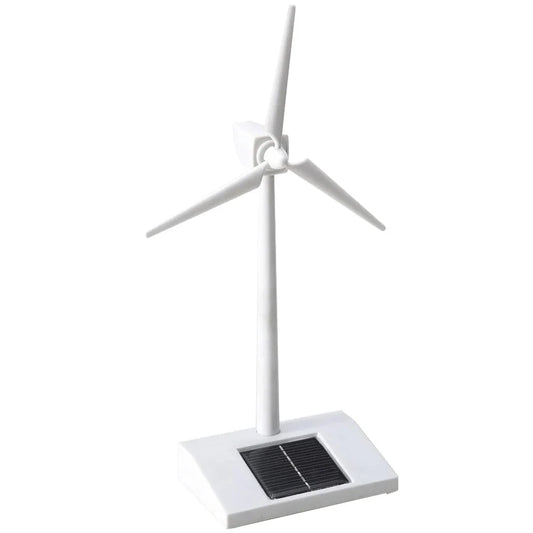 Solar Powered Windmill Early Educational Toy Rotatable 3D Windmill Educational Model Lightweight Energy-Saving for Children Gift Peaceful Pleasures Health and Wellness Default Title