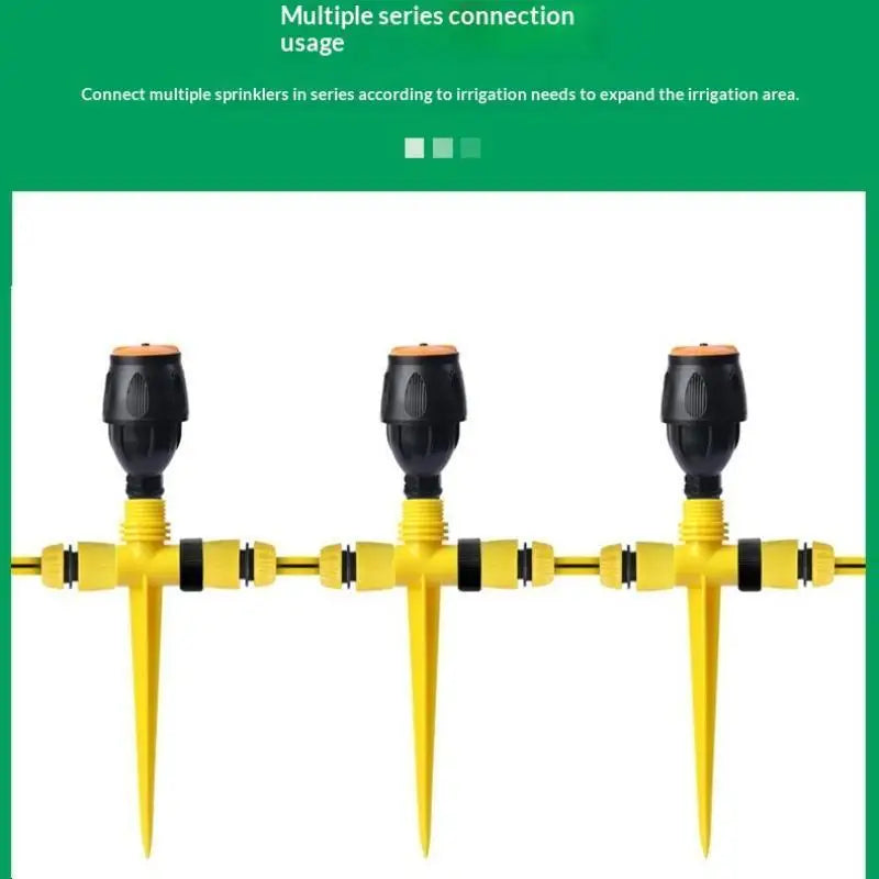 360° Rotating Garden Sprinkler Irrigation Nozzle | 1/2/4 Pcs