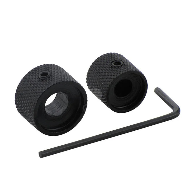 1 Dual Concentric Tone Volume Blend Control Knobs Domed Allen Wrench