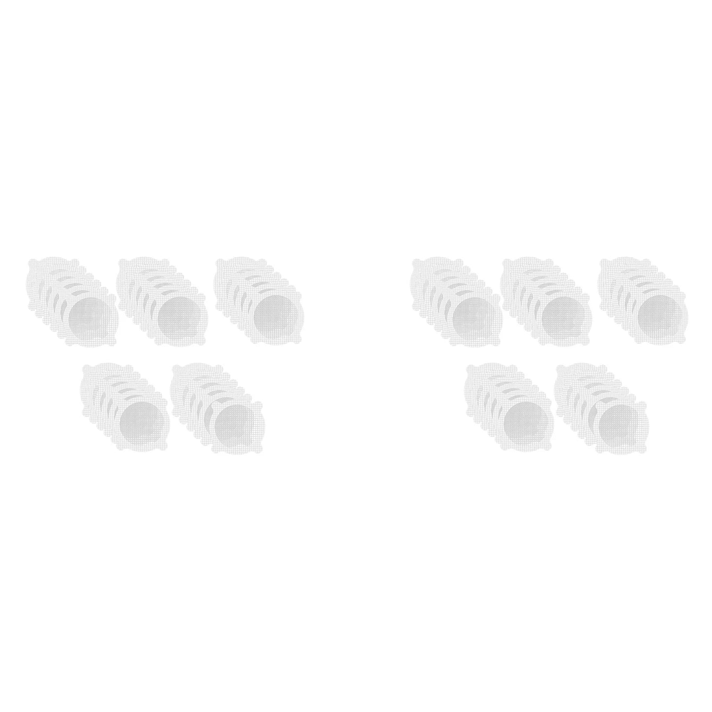 A36T-60 Pcs Disposable Shower Drain Hair Catcher Cover For Showers & Bathtubs Mesh Stickers Mesh Filter Sink Strainer Sticker Peaceful Pleasures Health and Wellness