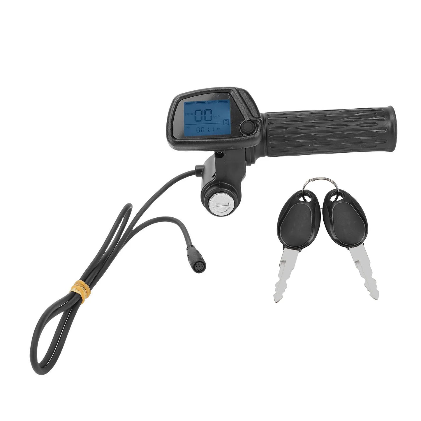 48V Twist Throttle LCD Display for Tuttio Soleil 01 & Kugoo Wish 01