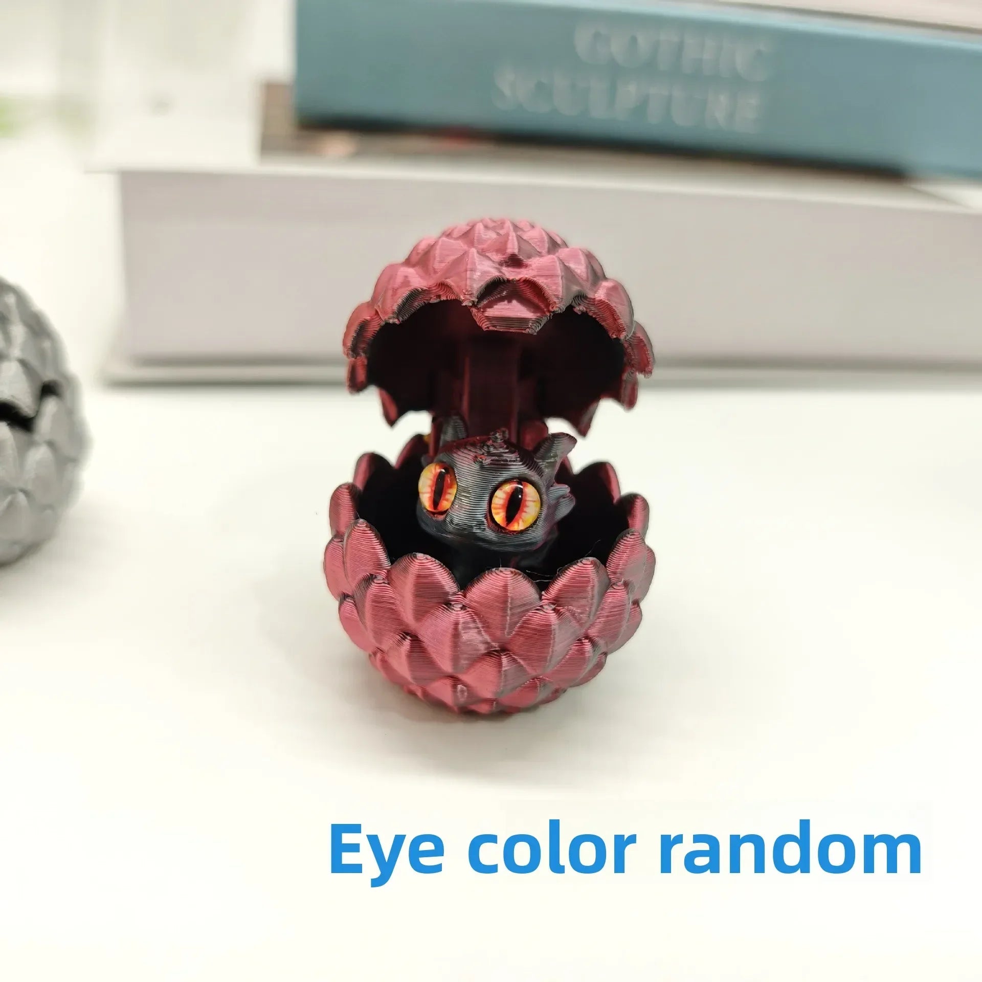 Dragon Egg 3D Printing Huevo De Dragón - Desk Decor Gag Gift Christmas & Birthday Novelty Office Toy & Home Decoration for Home Peaceful Pleasures Health and Wellness
