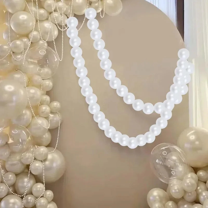 Faux Pearl Hanging Decor DIY Bead Garland for Weddings