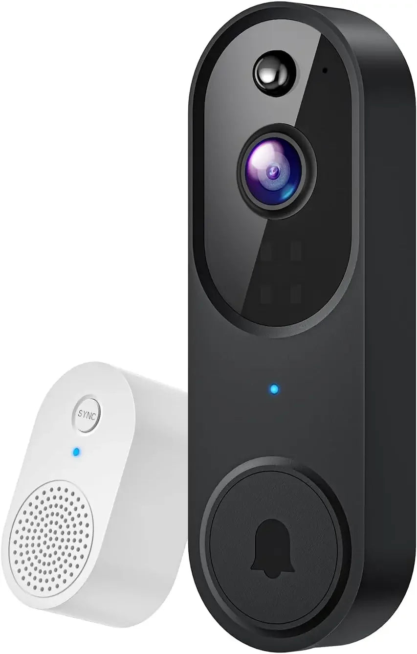 1080P Wireless Doorbell Camera with Night Vision, AI Detection, 2-Way Audio & Real-Time Alerts Peaceful Pleasures Health and Wellness United States