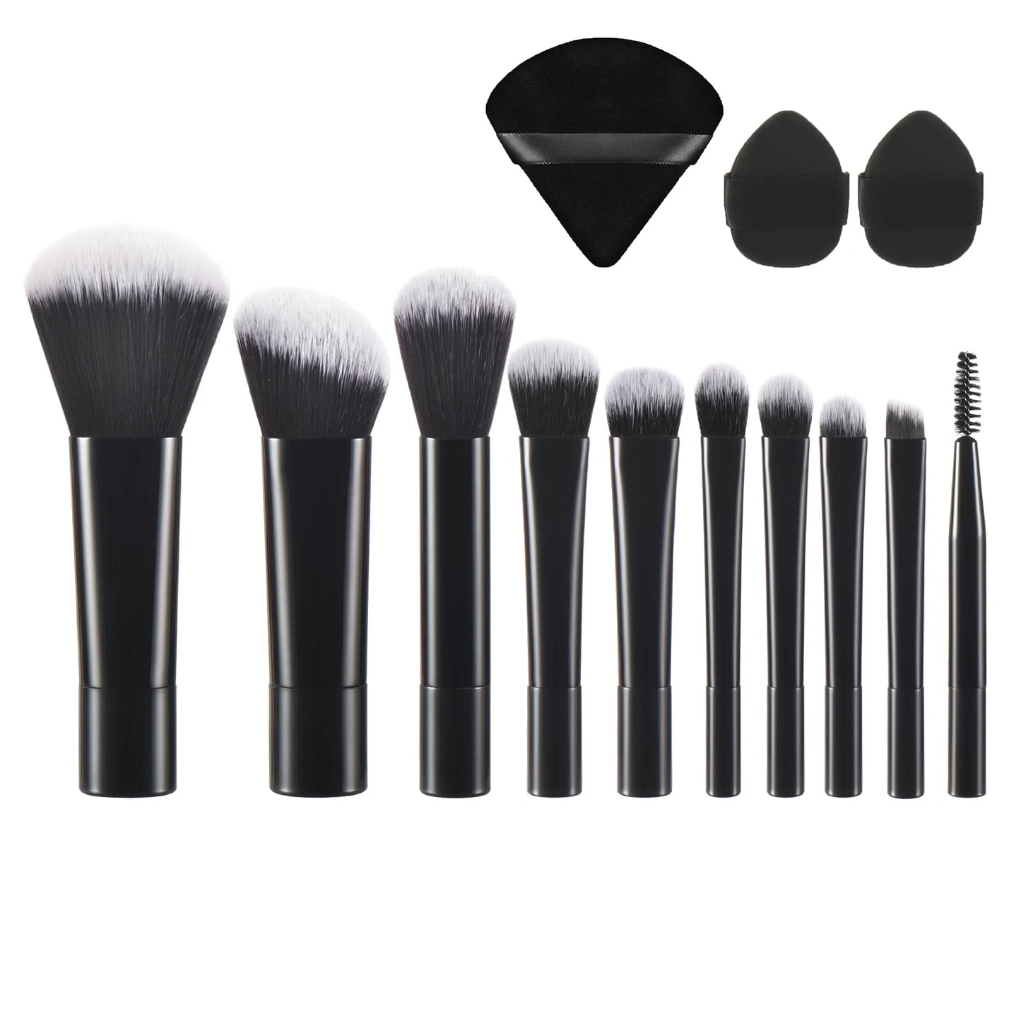 10-Piece Pink Mini Travel Makeup Brush Set | Professional Tools