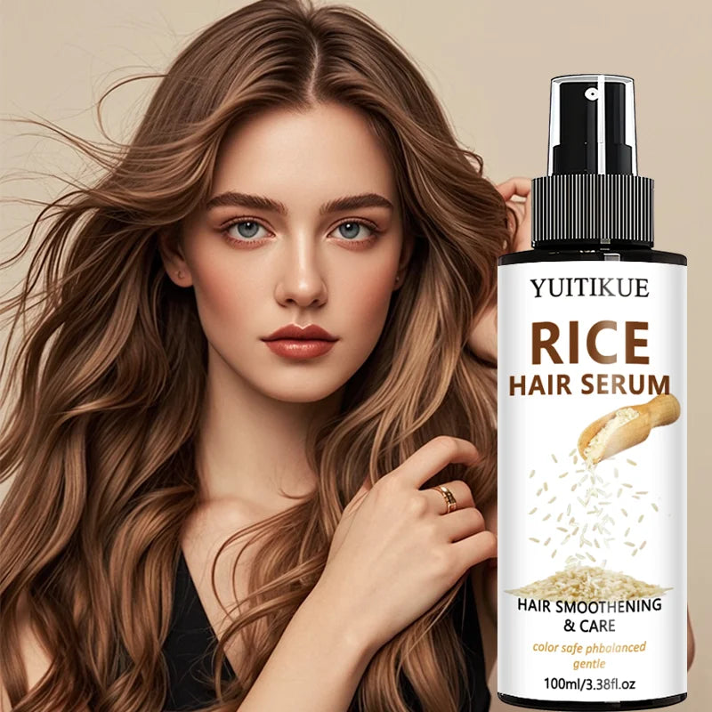 YUITIKUE Rice Water Hair Serum Spray – Nourish & Strengthen Hair Serum Spray Peaceful Pleasures Health and Wellness