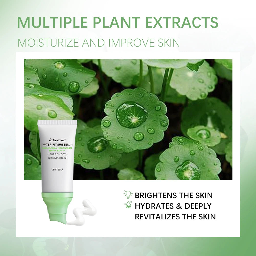SPF50 Sunscreen Centella Lotion Korea Facial Long-Lasting Sun Protection Non-Greasy Sun Block Prevent Sunburn Face Skin Care Peaceful Pleasures Health and Wellness